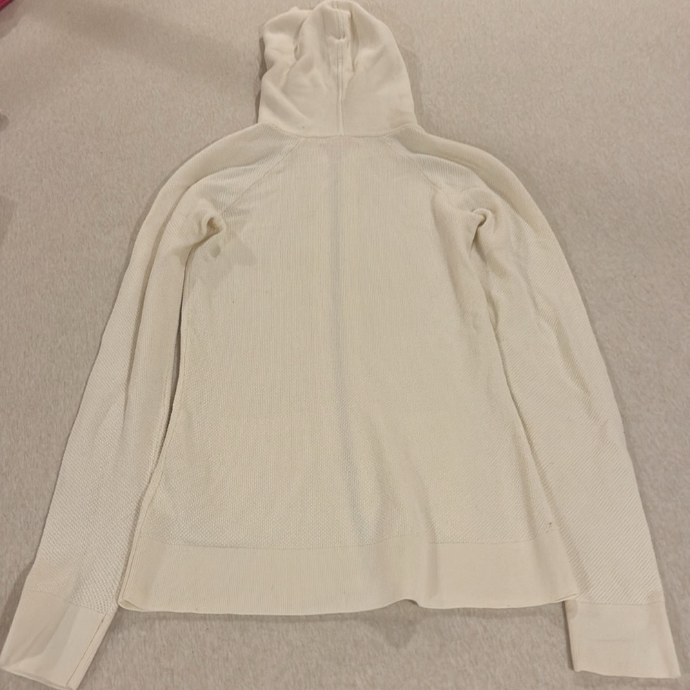 Lilly Pulitzer Women's Cream Hooded Jacket size Small - Picture 2 of 3